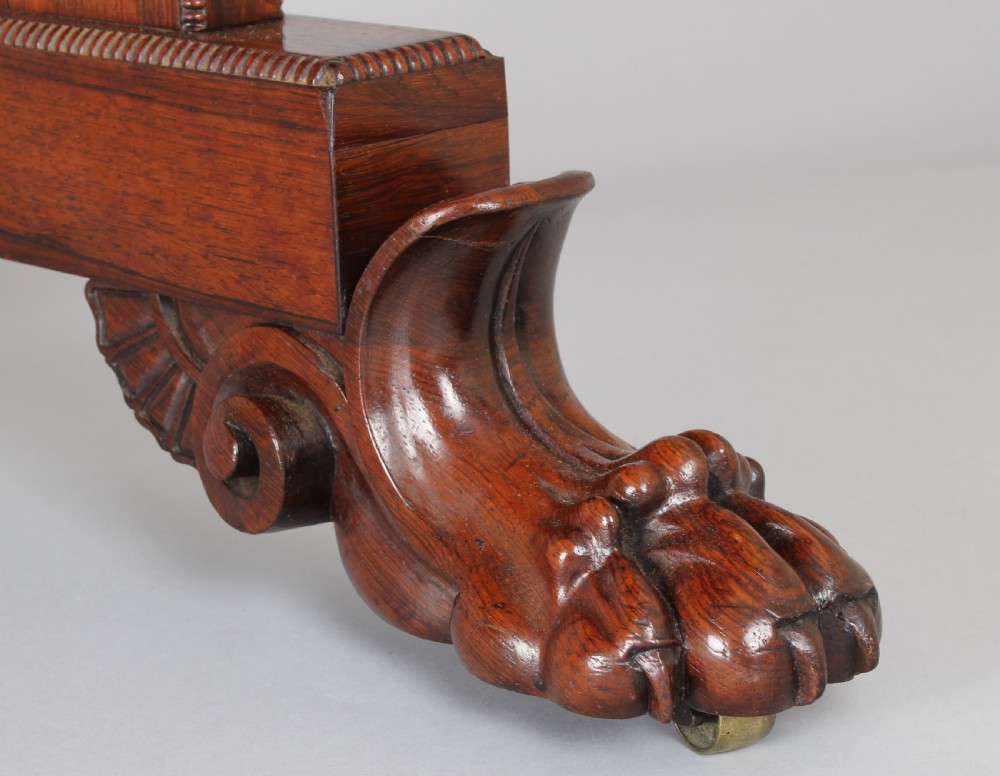 Rosewood library table of very high quality View III