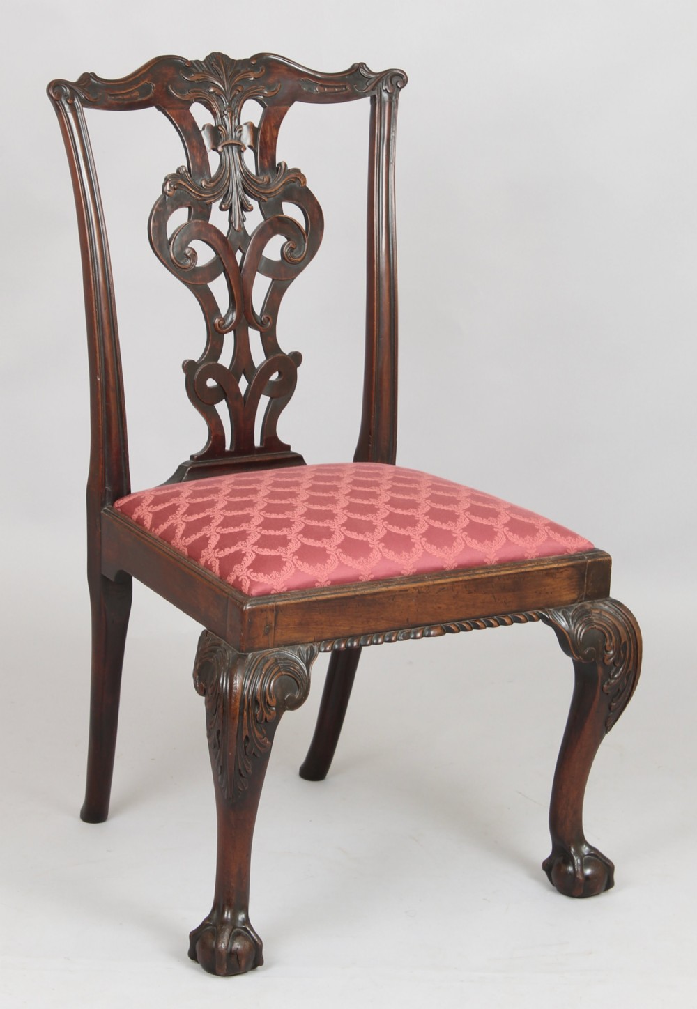 Early George III period mahogany side-chair View IV