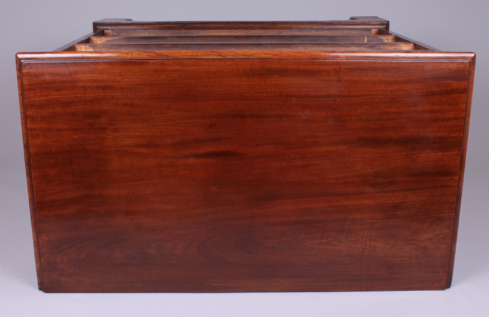 George III period mahogany small chest-of-drawers View IV