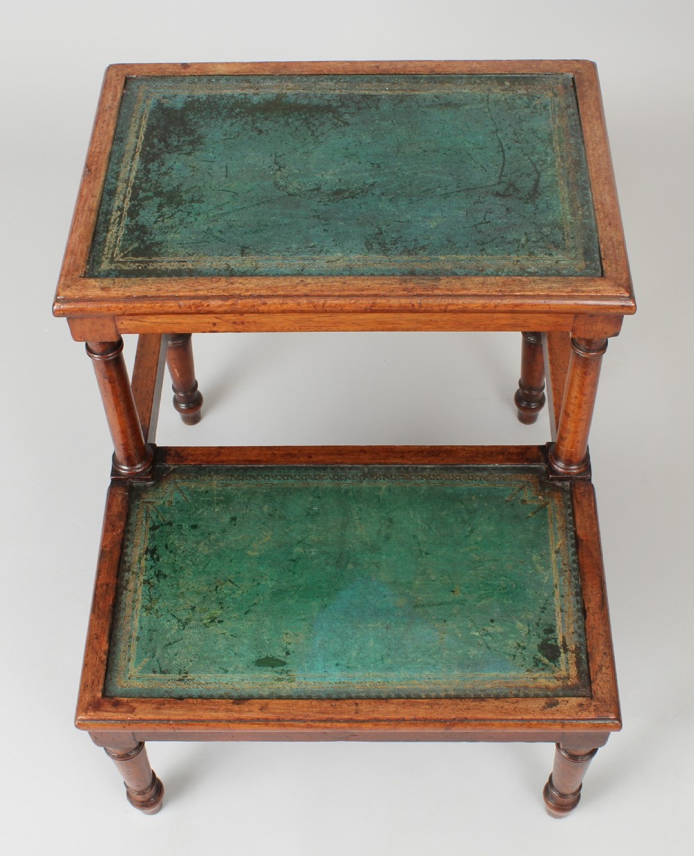 Early 19th century mahogany bed-steps View IV
