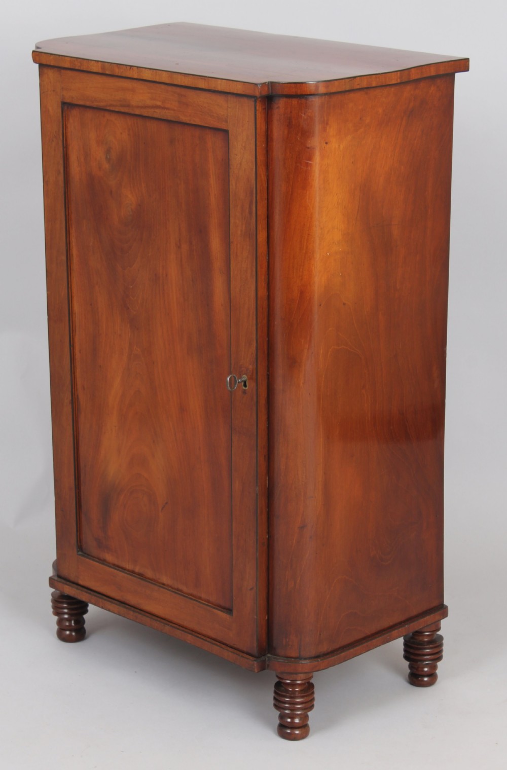 Small George IV period mahogany side-cabinet View III