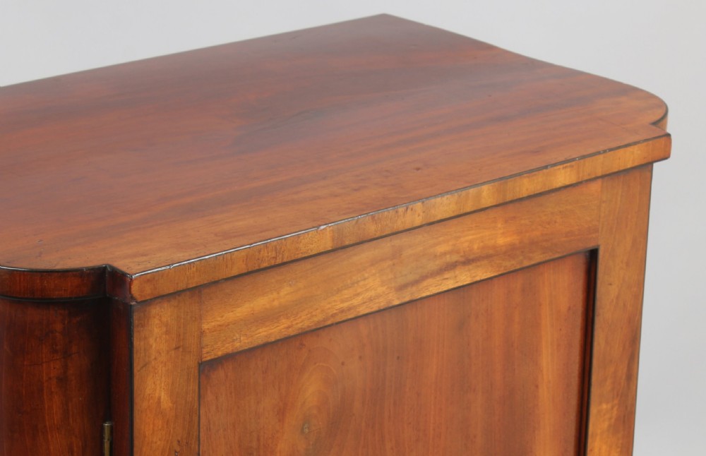 Small George IV period mahogany side-cabinet View IV