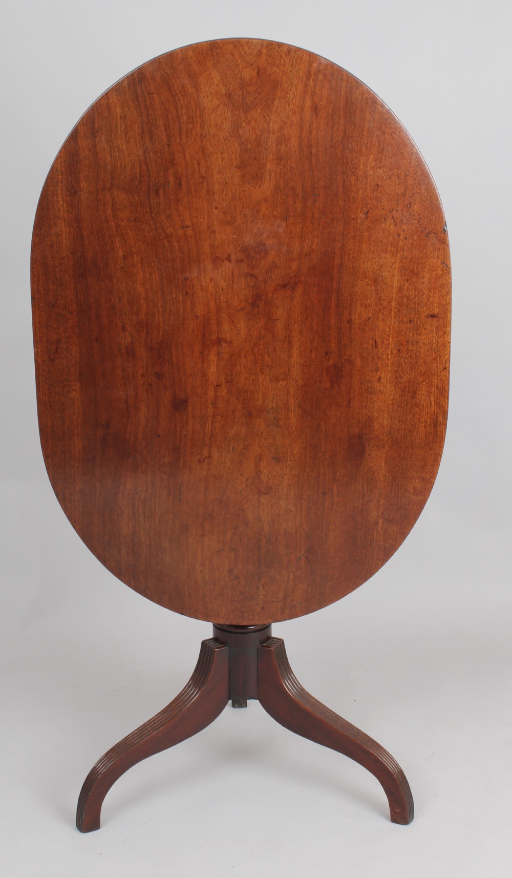 Regency period mahogany tripod table View II