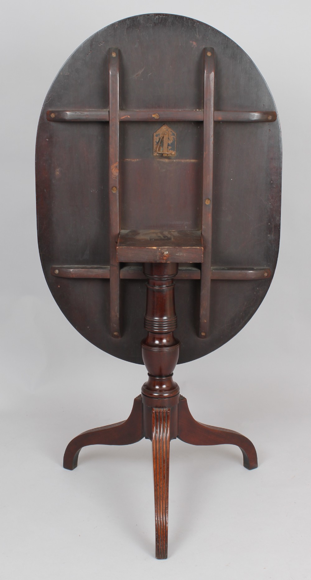 Regency period mahogany tripod table View III