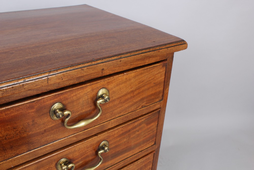 George III period mahogany chest-of-drawers View II