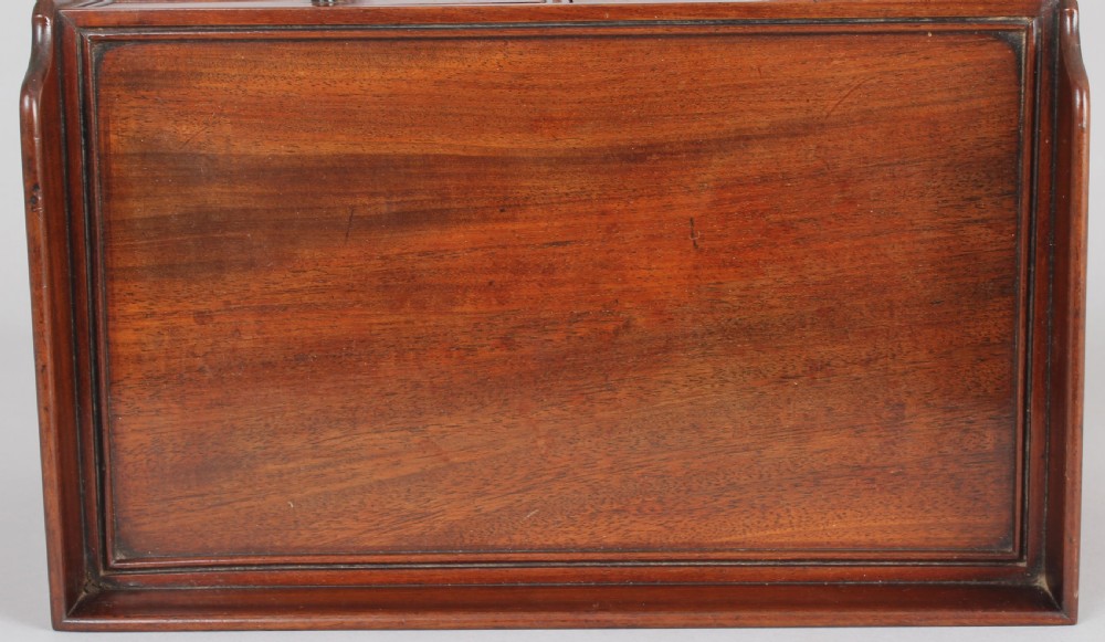 Fine quality George III period miniature mahogany chest-of-drawers View IV