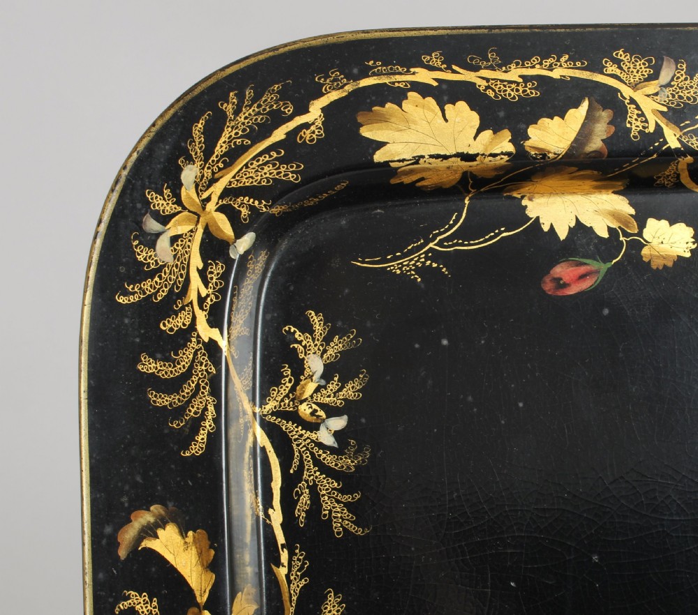 Small Victorian papier-mâché tray  View IV