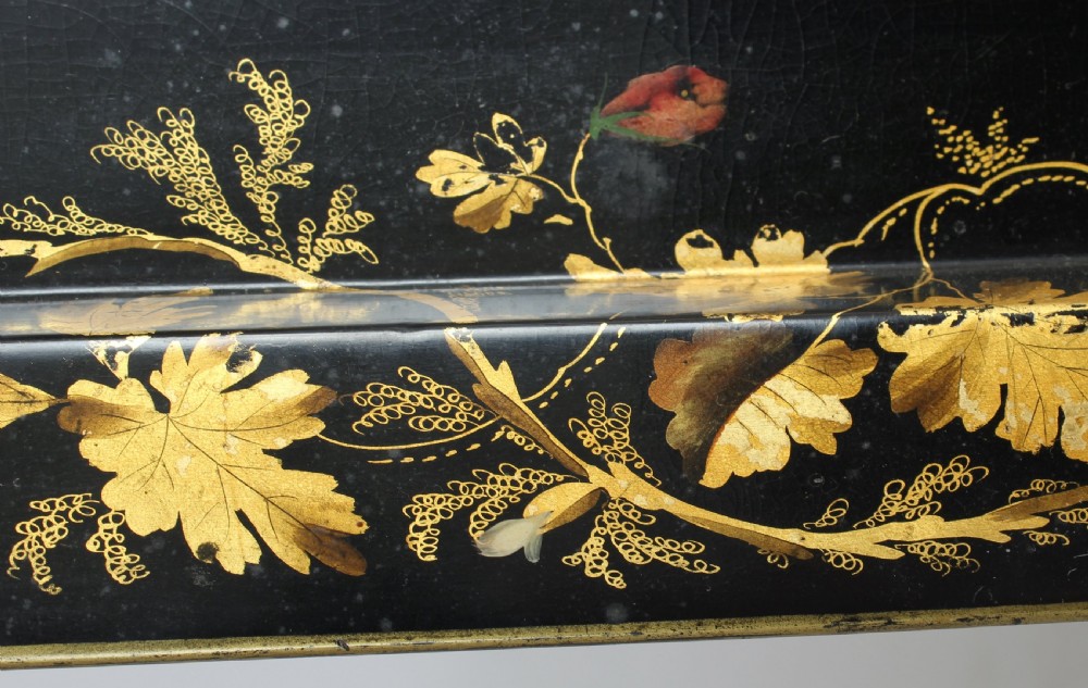 Small Victorian papier-mâché tray  View V