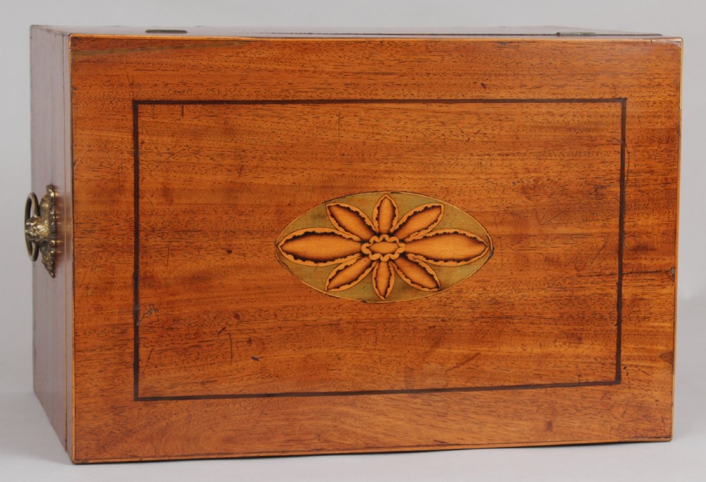 Early 19th century mahogany work-box View IV