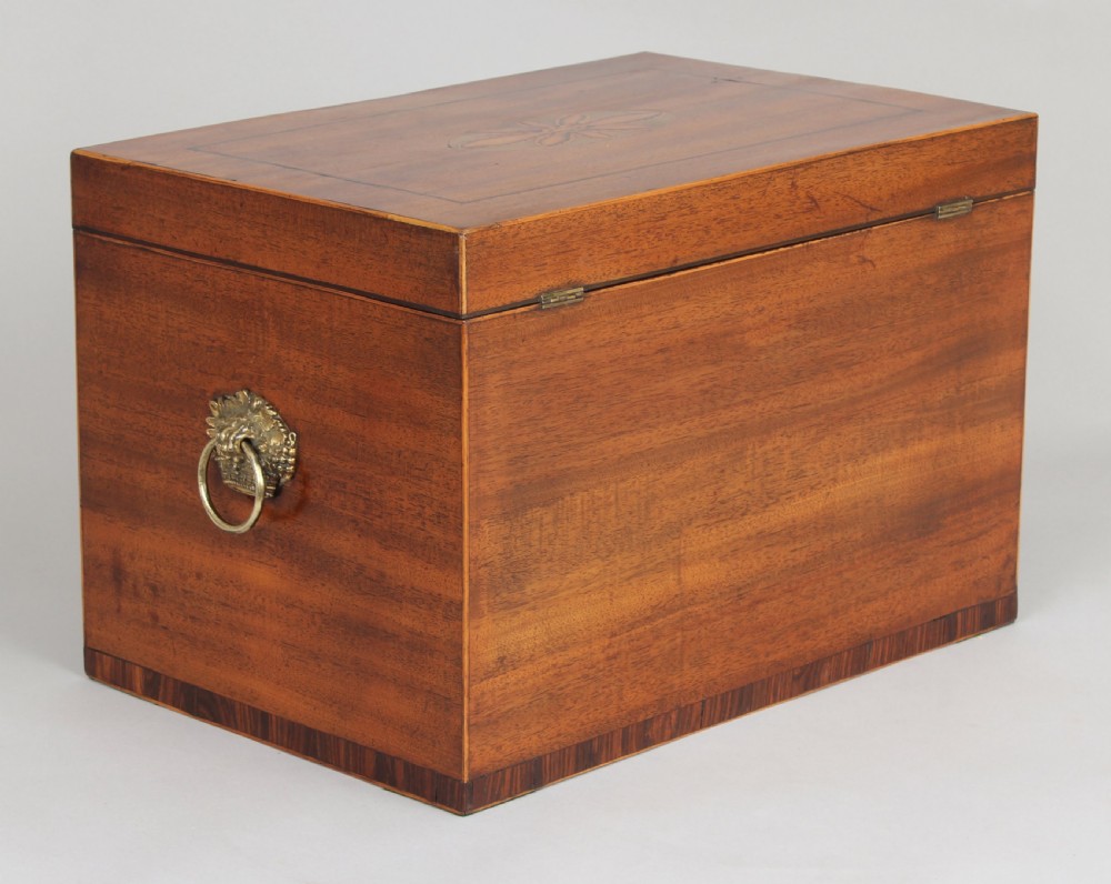 Early 19th century mahogany work-box View V