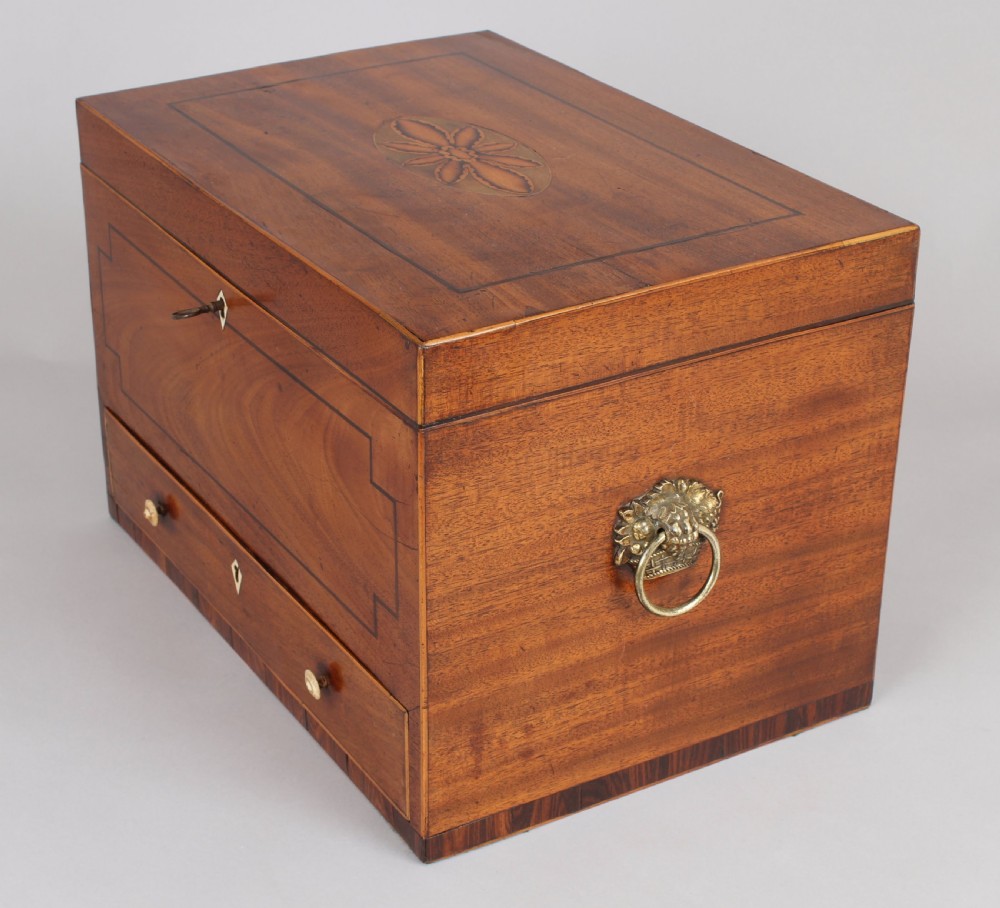 Early 19th century mahogany work-box View VI