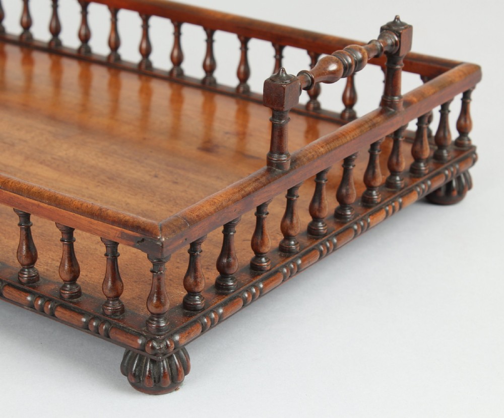 George IV period mahogany desk-tray View III