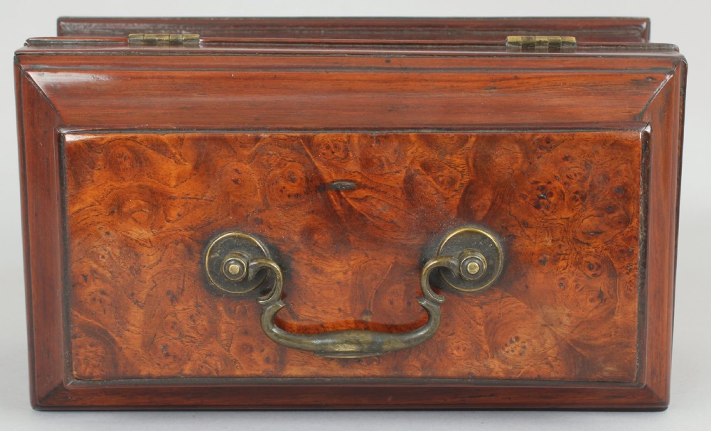George III mahogany tea-caddy View V