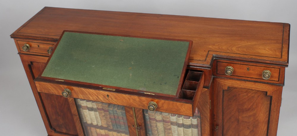 George IV small mahogany breakfront side-cabinet View IV