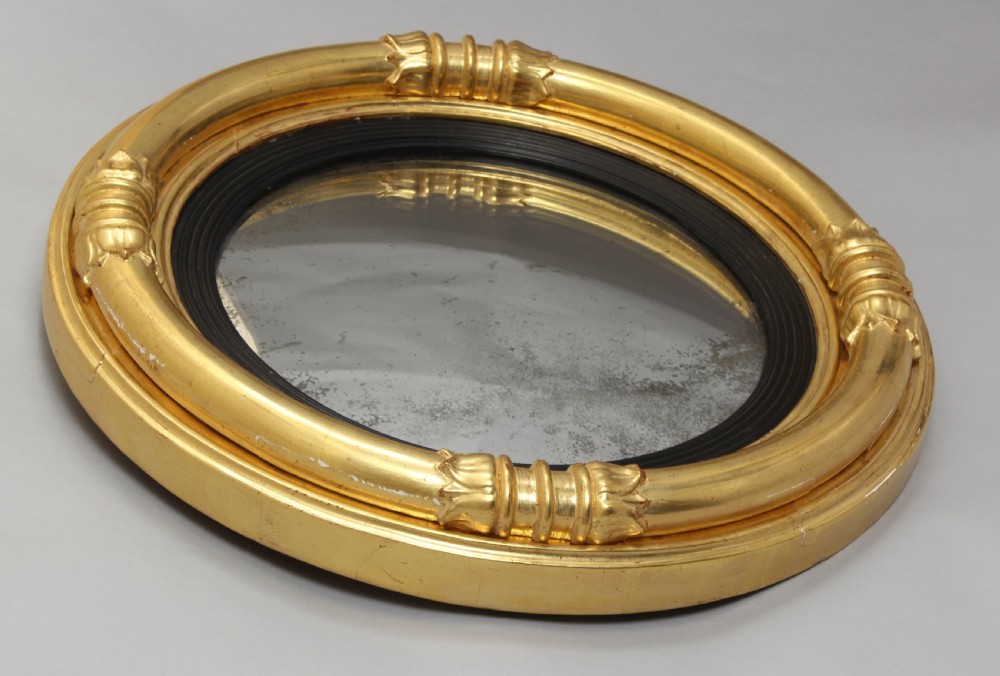 George IV period small convex mirror 
