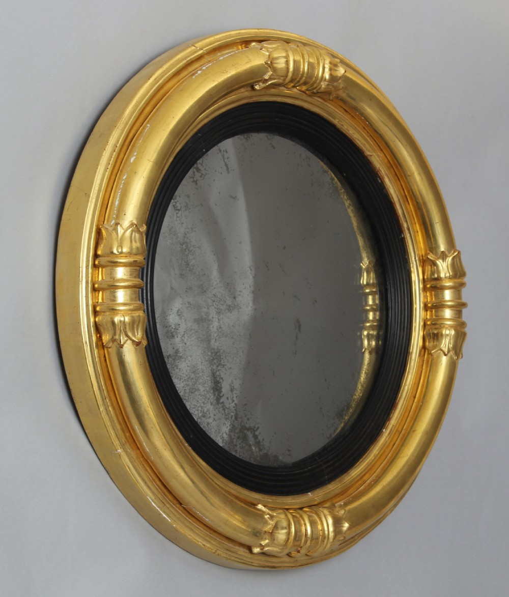 George IV period small convex mirror  View II