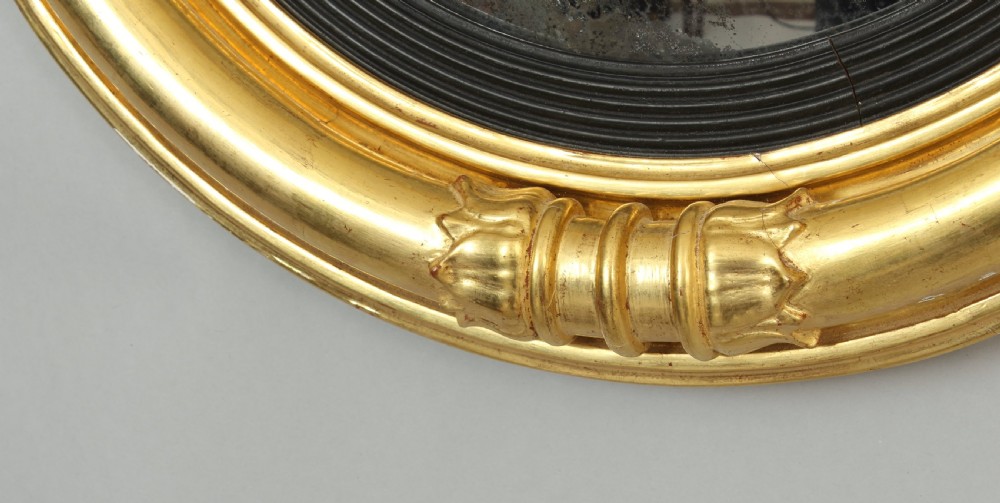 George IV period small convex mirror  View IV