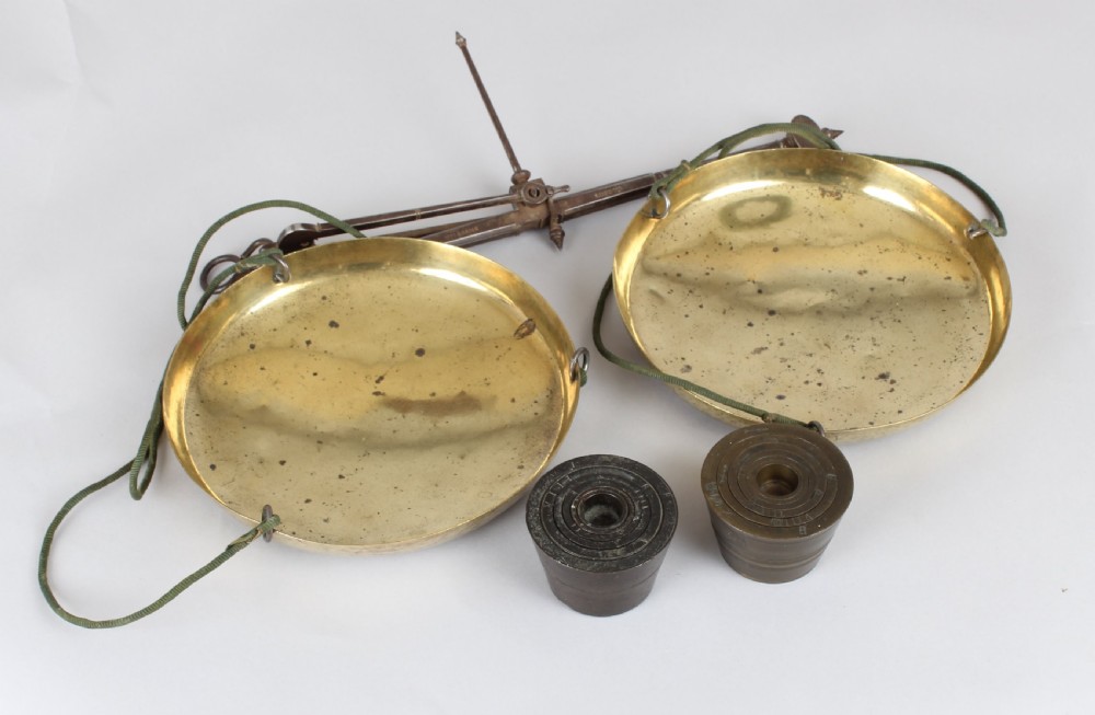 Rare set of George III period balances View III