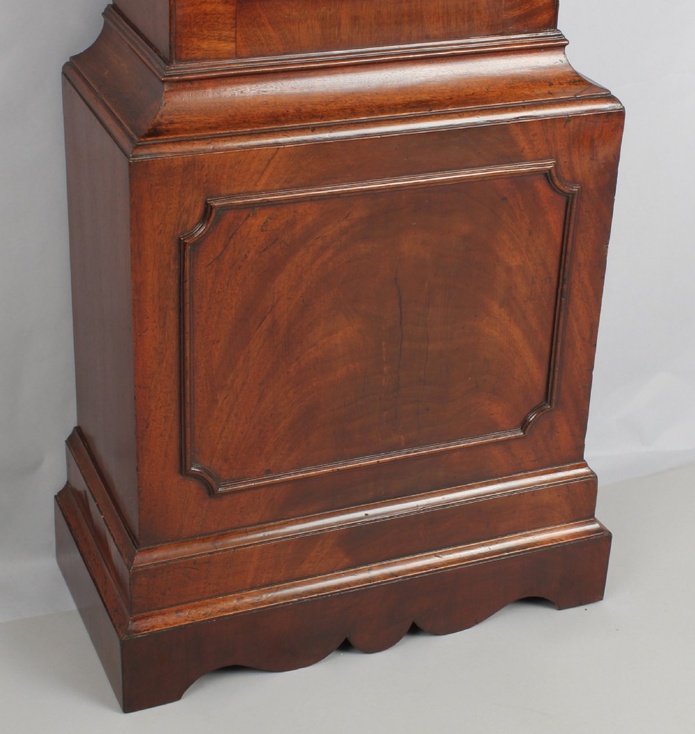 George III period mahogany long-case clock by John Vidion of Faversham View III