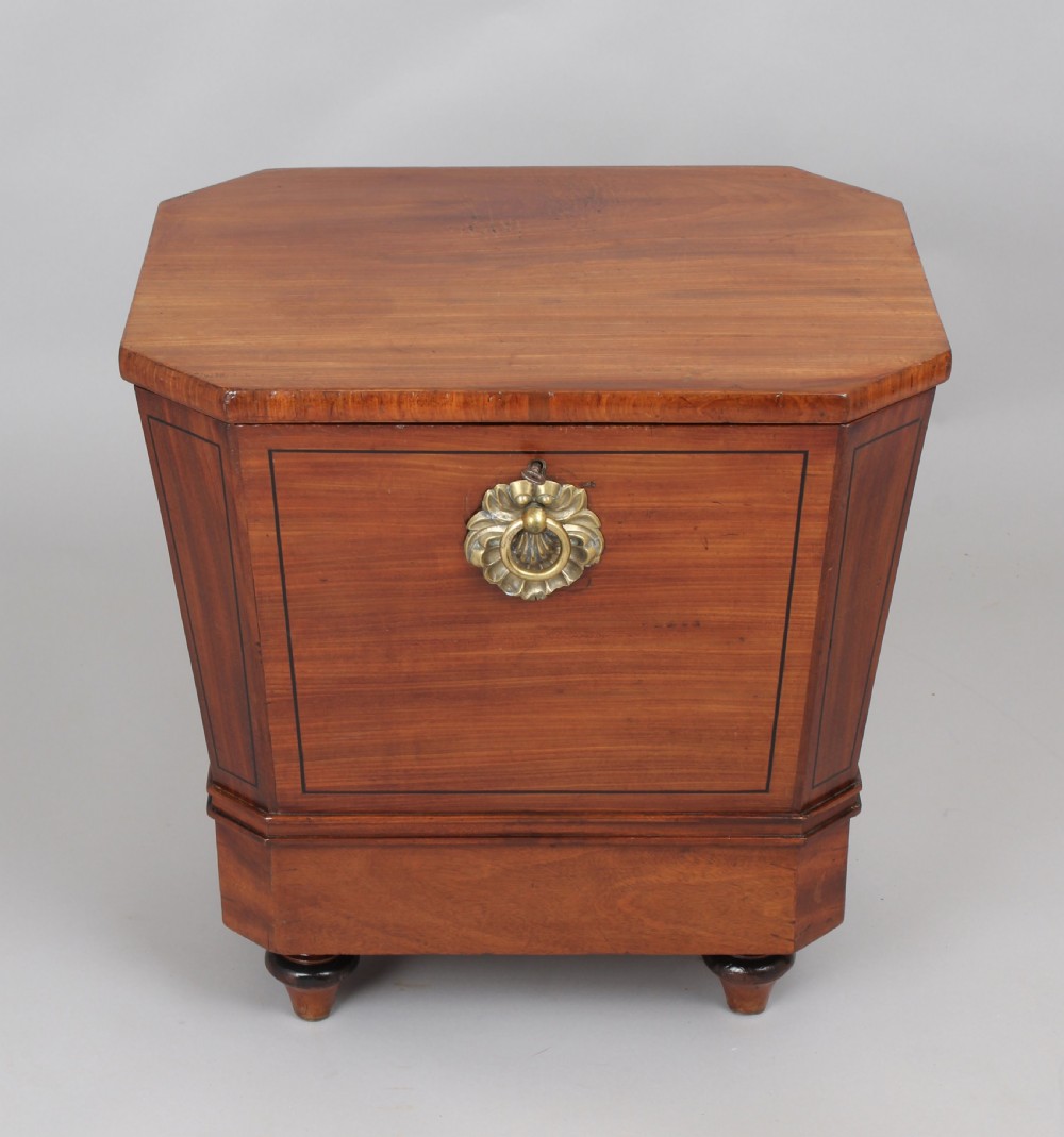 George IV period mahogany wine-cooler  View III
