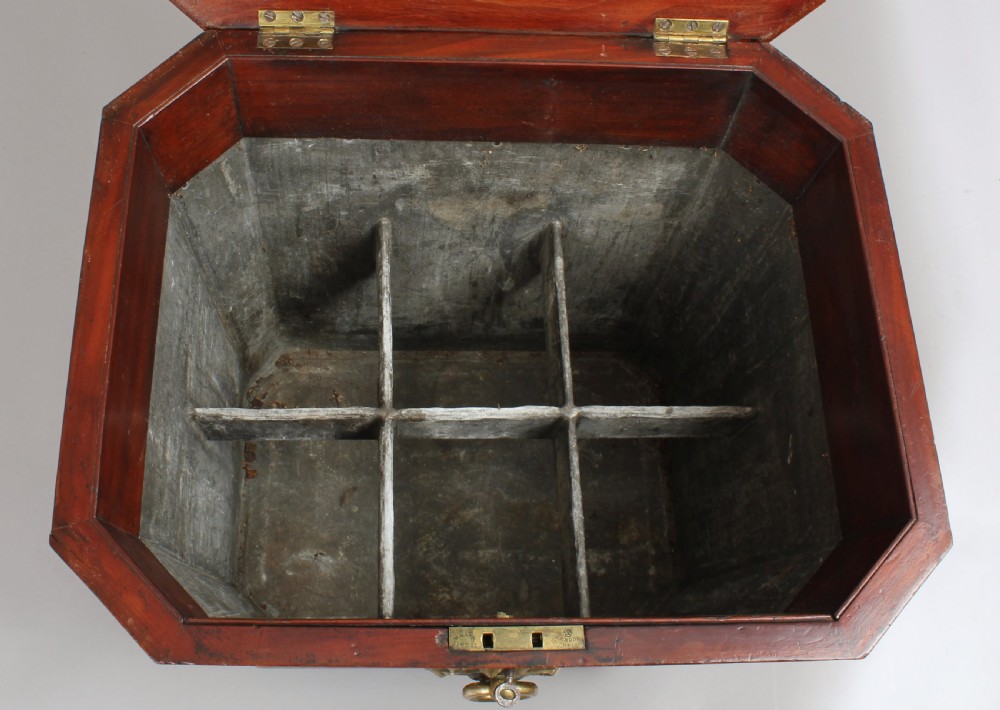 George IV period mahogany wine-cooler  View IV