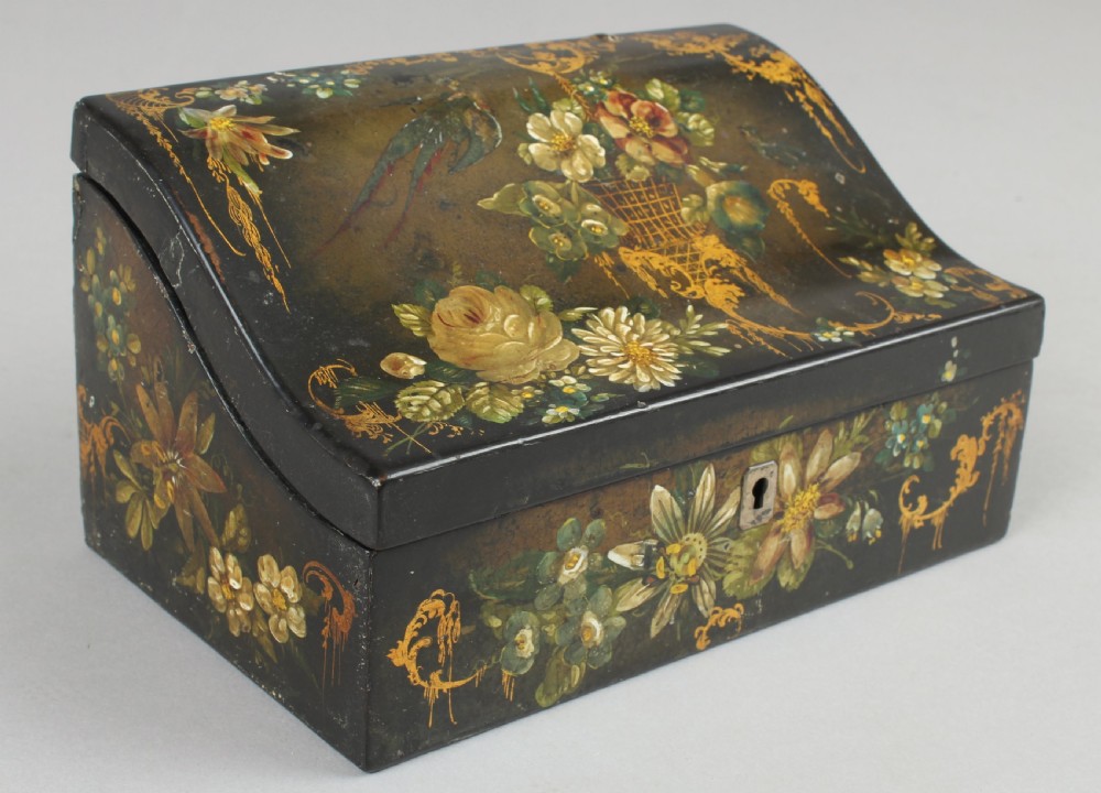 Victorian papier-mâché box