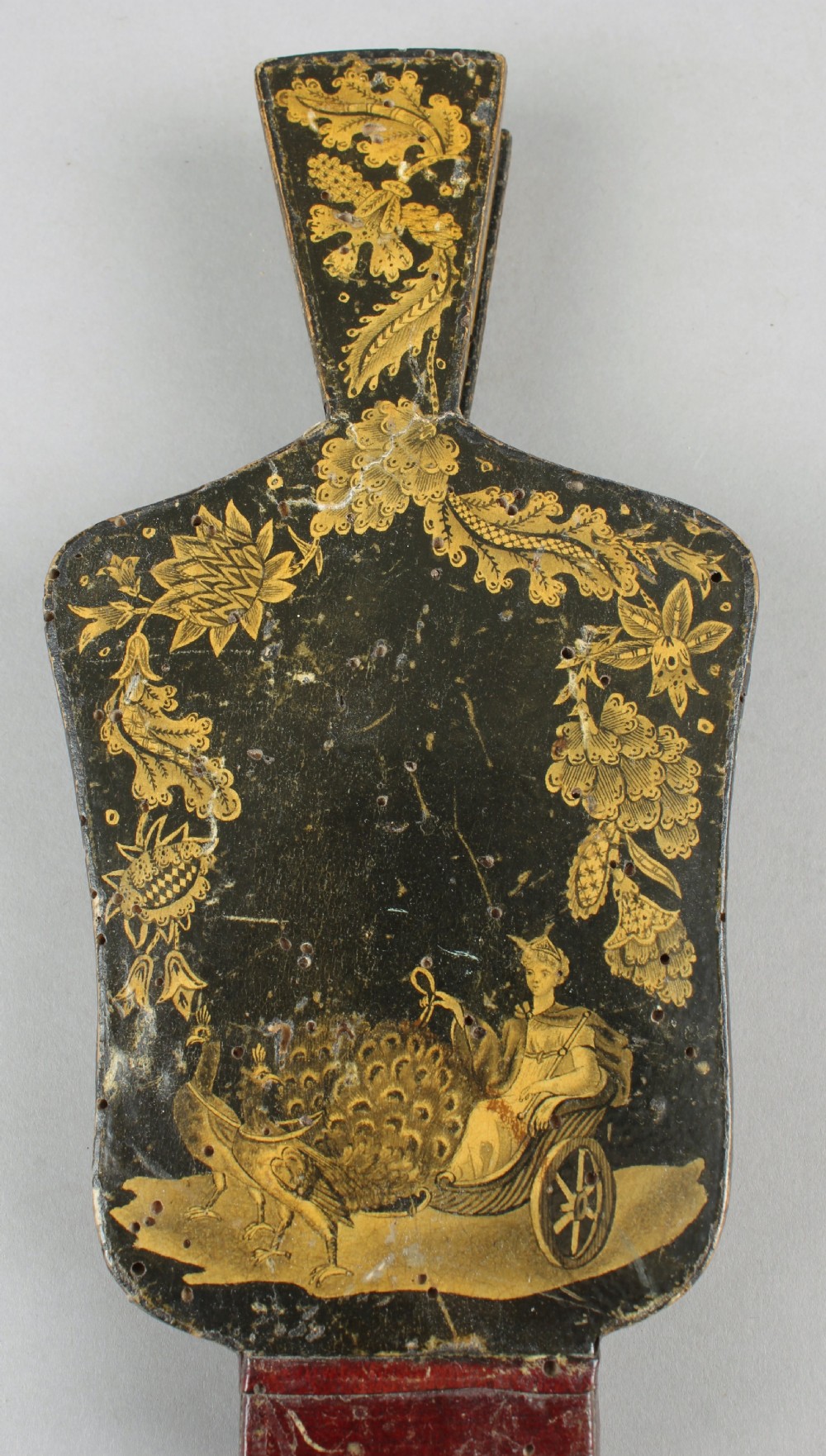 Pair of Regency period pen-work small bellows View II