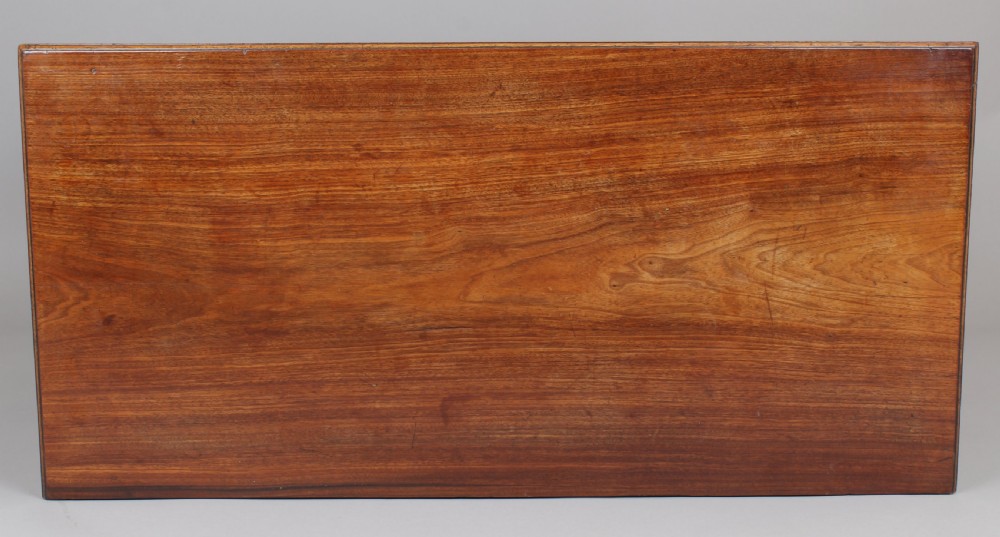 George III period mahogany chest-of-drawers of shallow proportions View IV