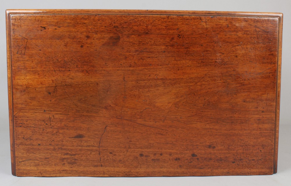 George III period small mahogany chest of drawers View V