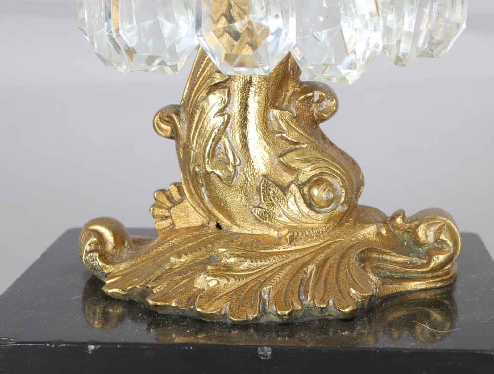 Pair of fine George IV period ormolu lights View II