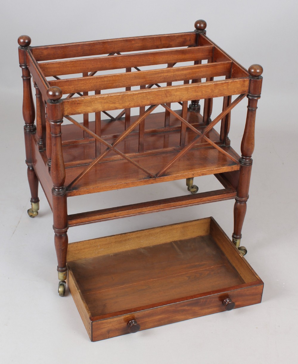 Exceptionally fine mahogany Canterbury View II