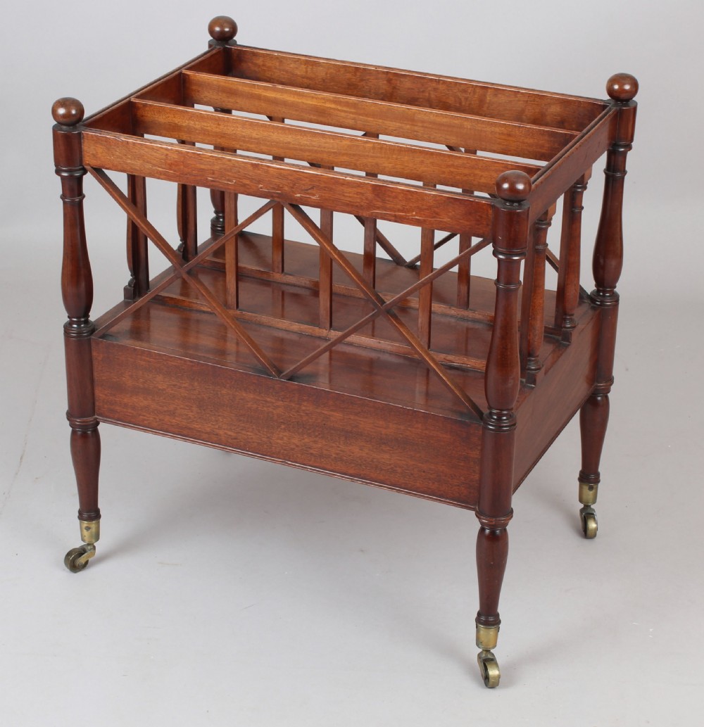 Exceptionally fine mahogany Canterbury View III
