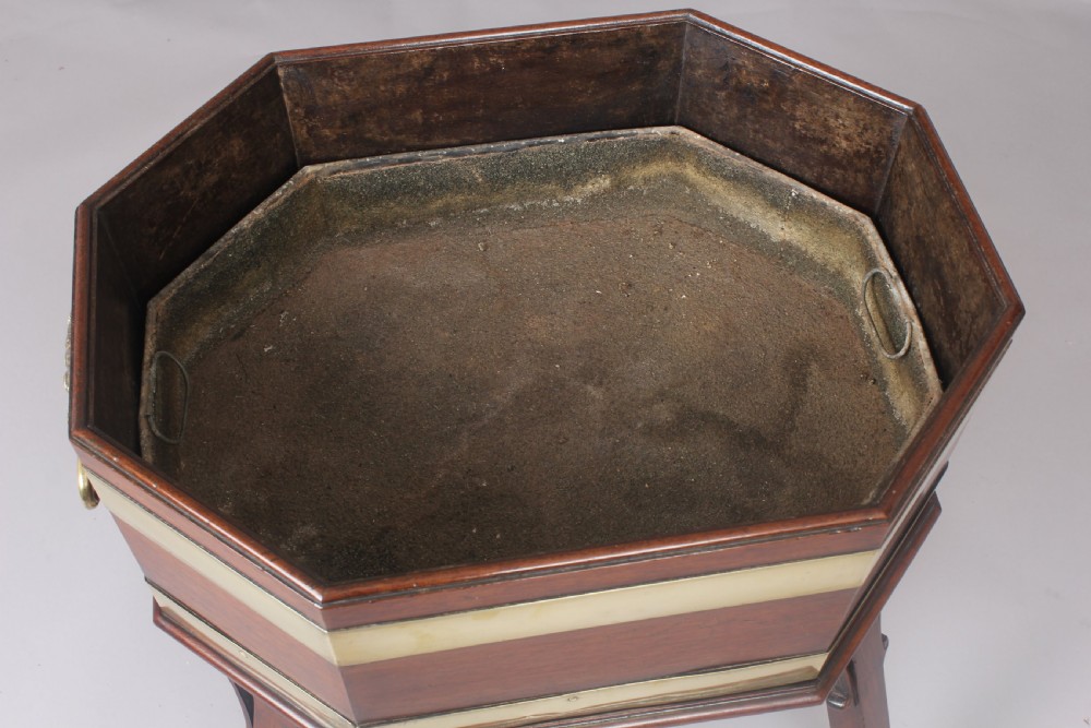 Fine George III period mahogany wine-cooler View V