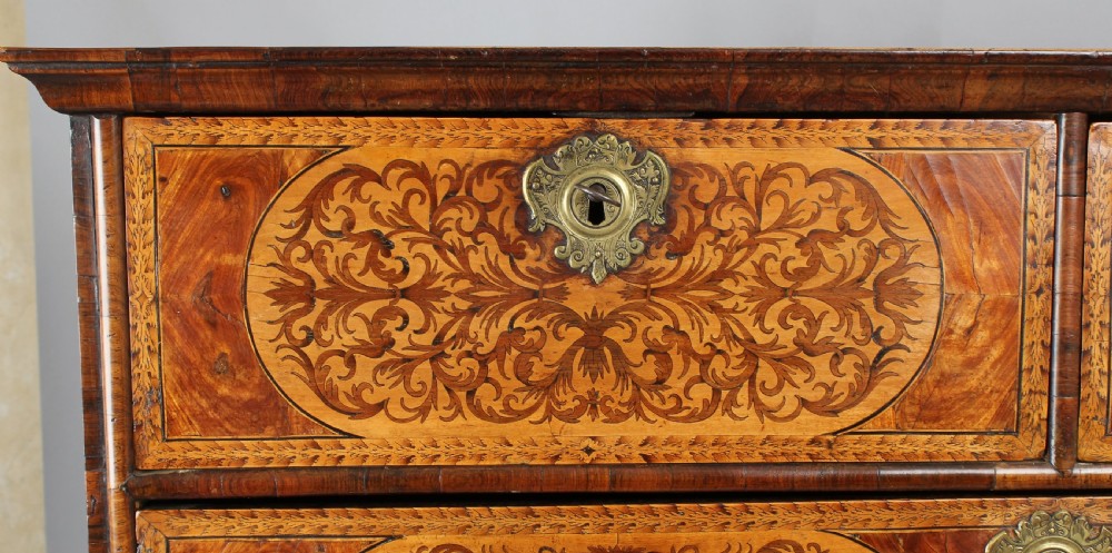 An exceptionally fine William & Mary period Chest-on-Stand  View V