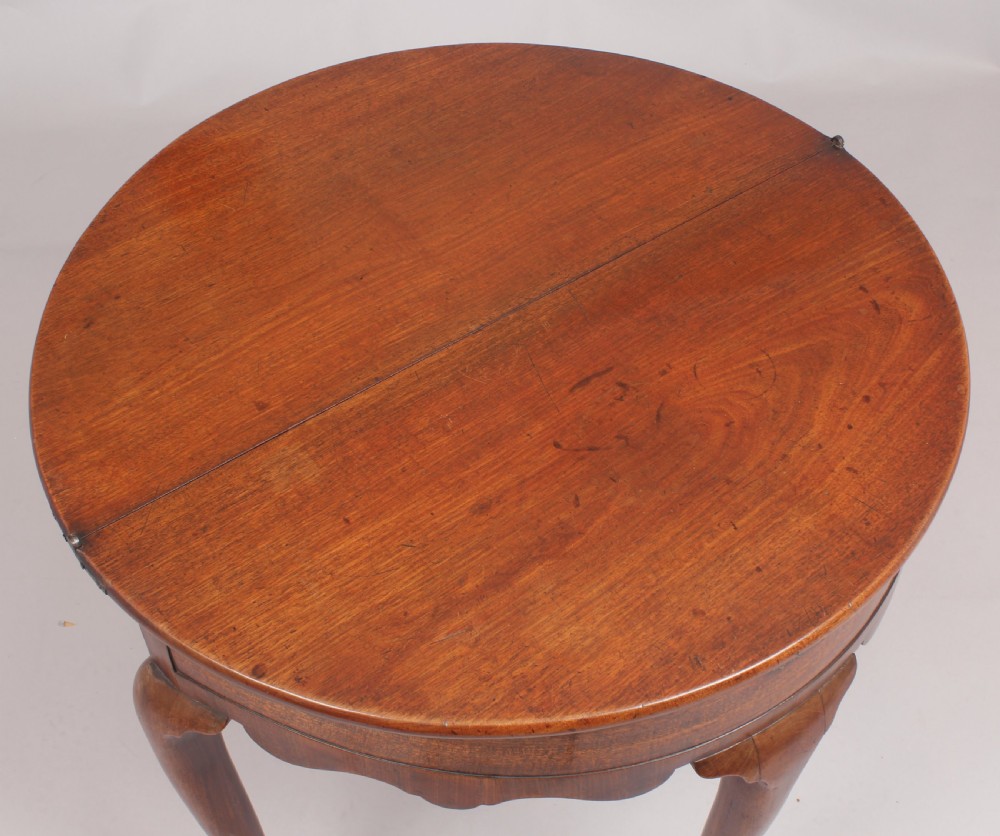 George II period mahogany tea-table View IV
