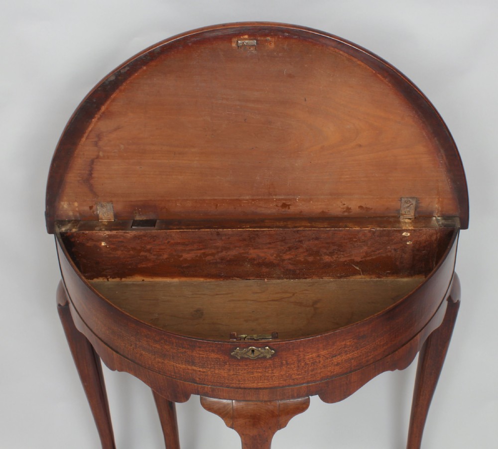 George II period mahogany tea-table View VI