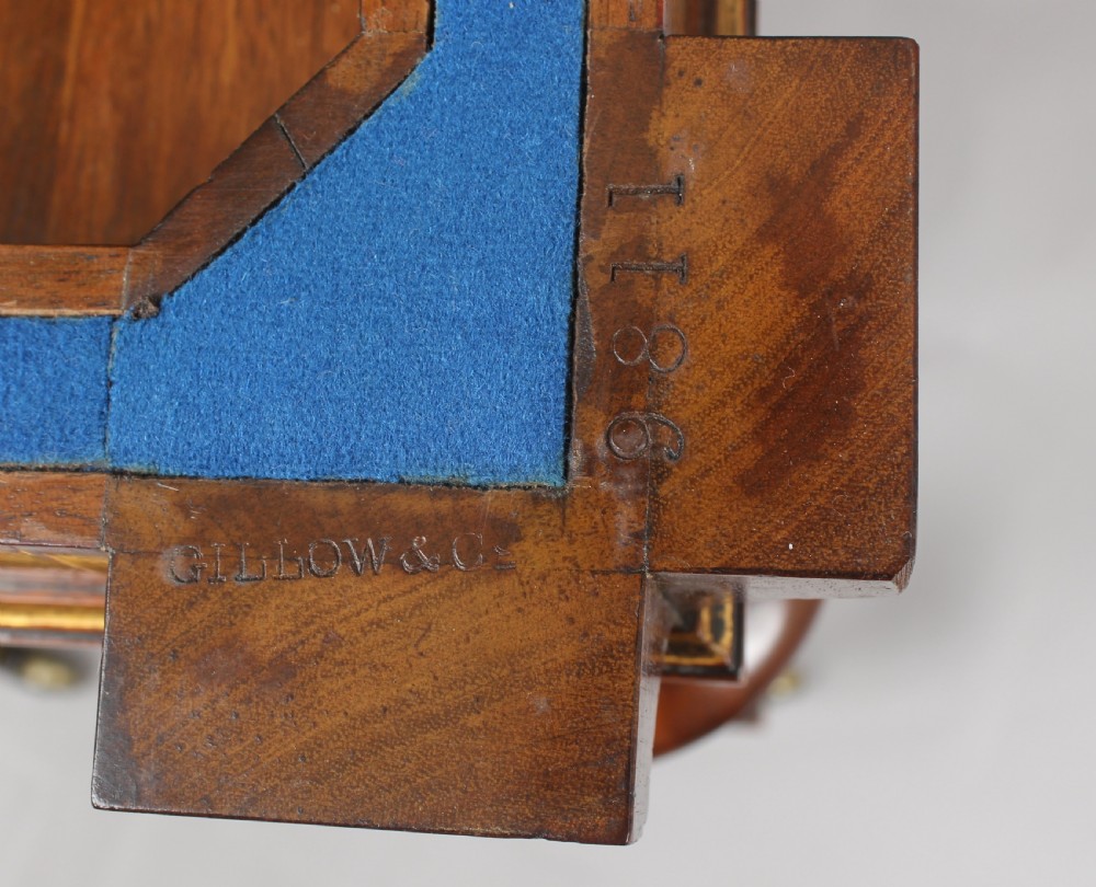 Victorian burr walnut card-table by Gillow & Co of Lancaster View II