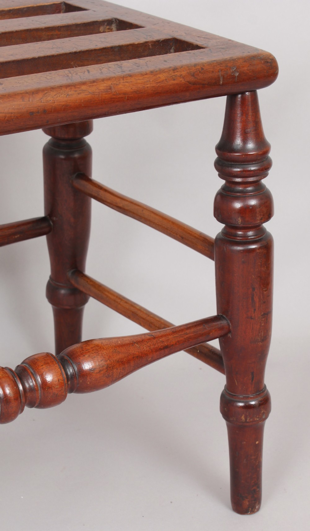 Victorian mahogany luggage-stand View II
