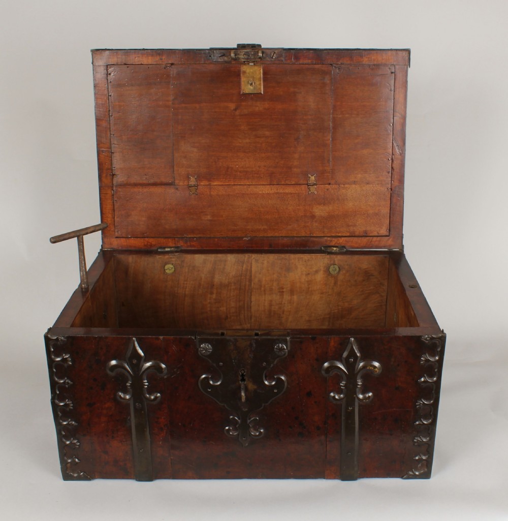 Seventeenth century walnut coffre-fort View II