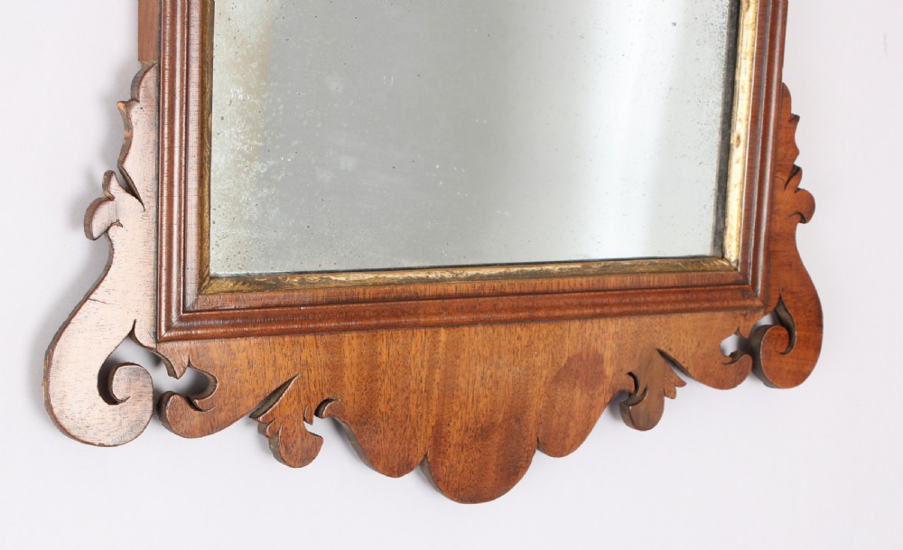 Mahogany fret-work mirror View II