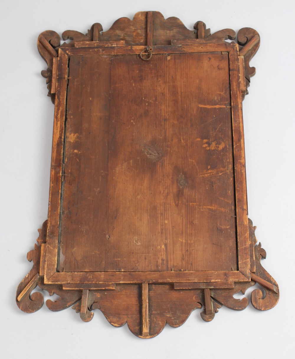 Mahogany fret-work mirror View IV