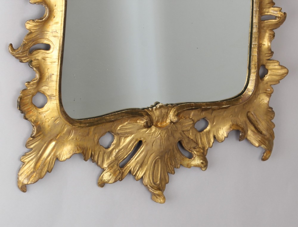George II/III period carved giltwood mirror View II