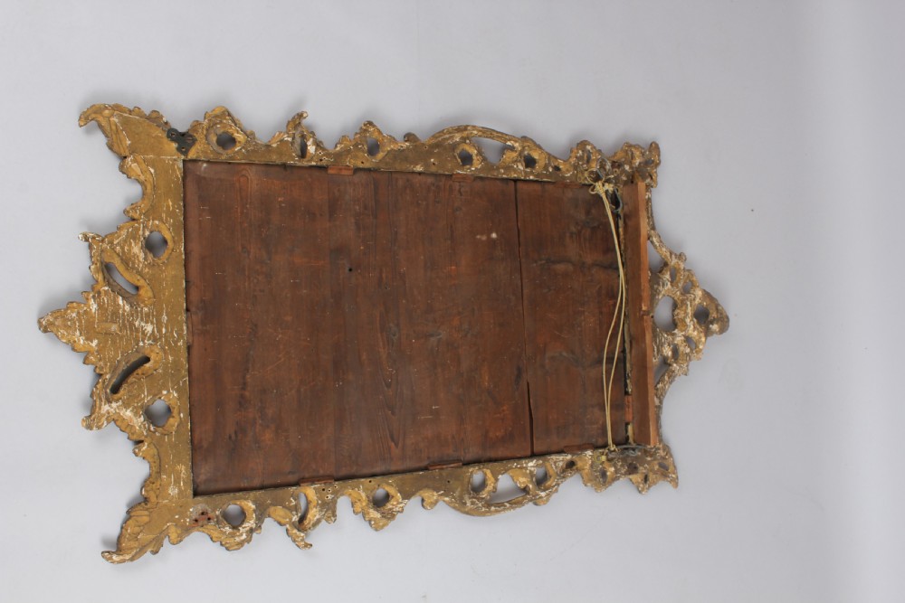 George II/III period carved giltwood mirror View IV