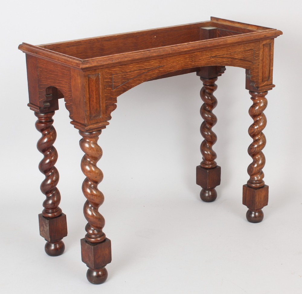 An Edwardian oak stationery cabinet View VI