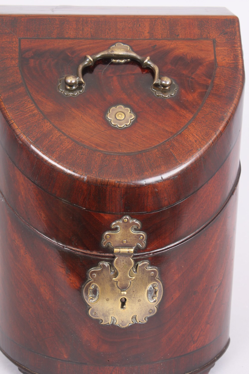 Bow-fronted knife box View III
