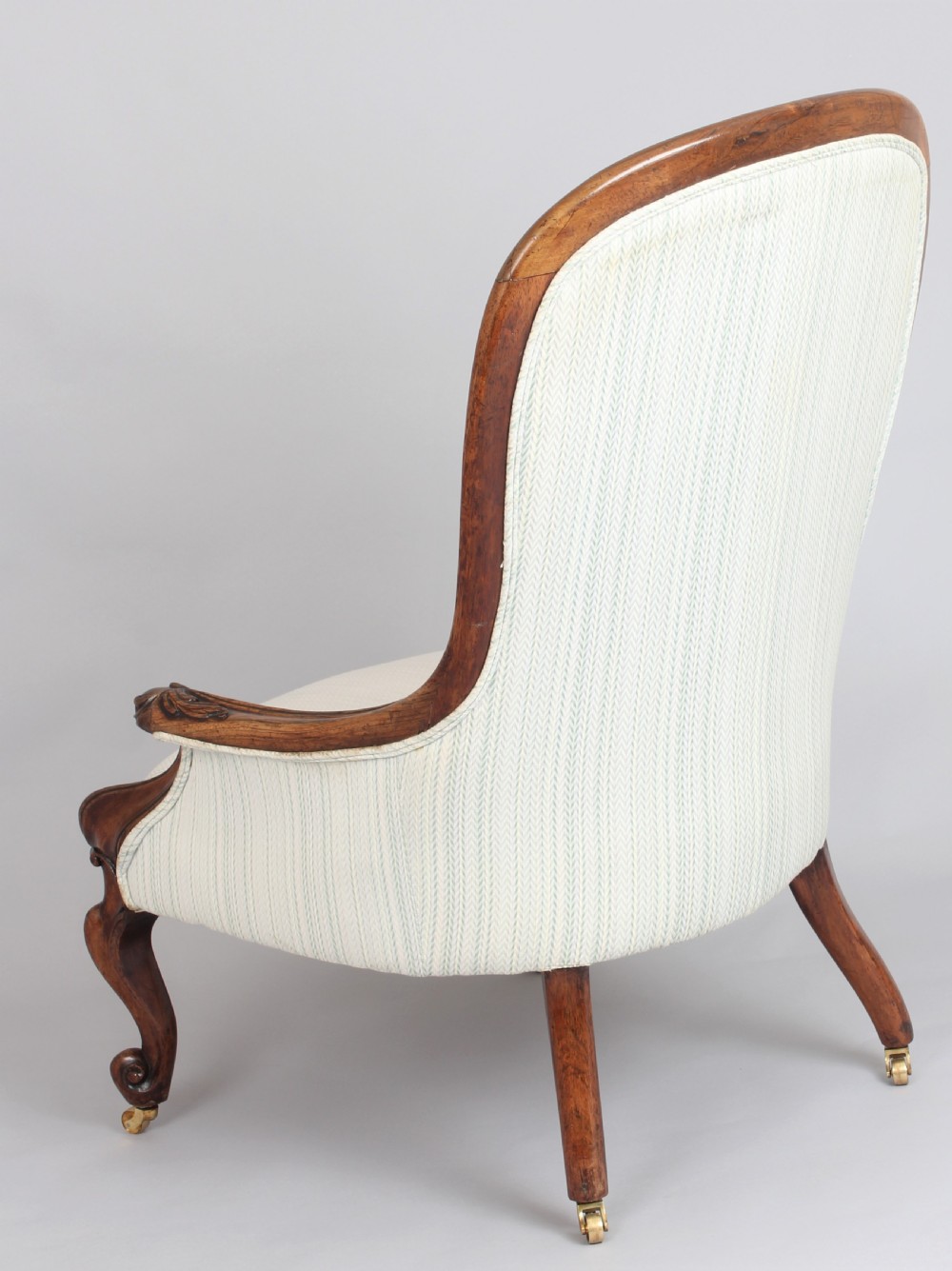 A good pair of early Victorian rosewood arm-chairs View V