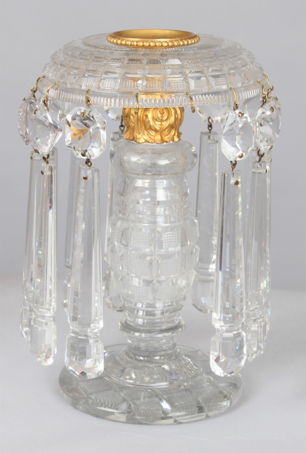 Exceptional pair of Regency period lustres View II
