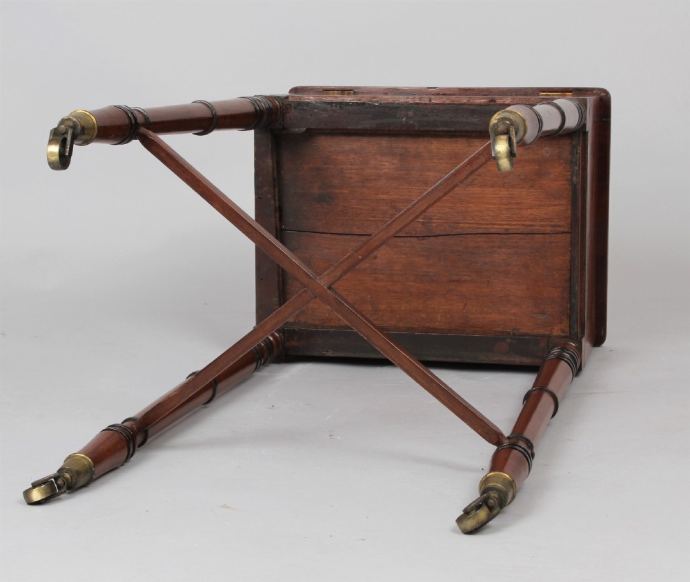 George III period mahogany work-table View IV