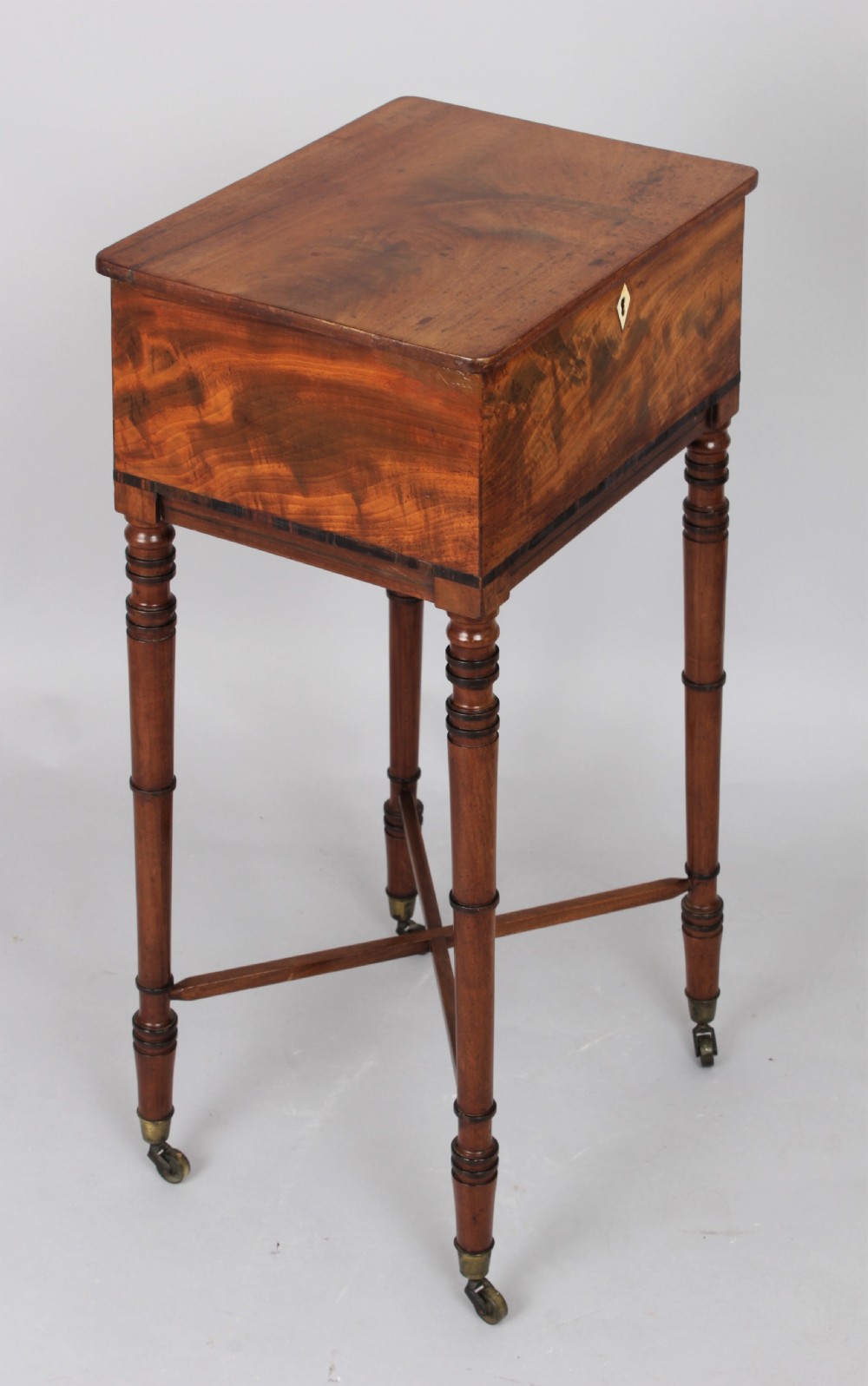 George III period mahogany work-table View V