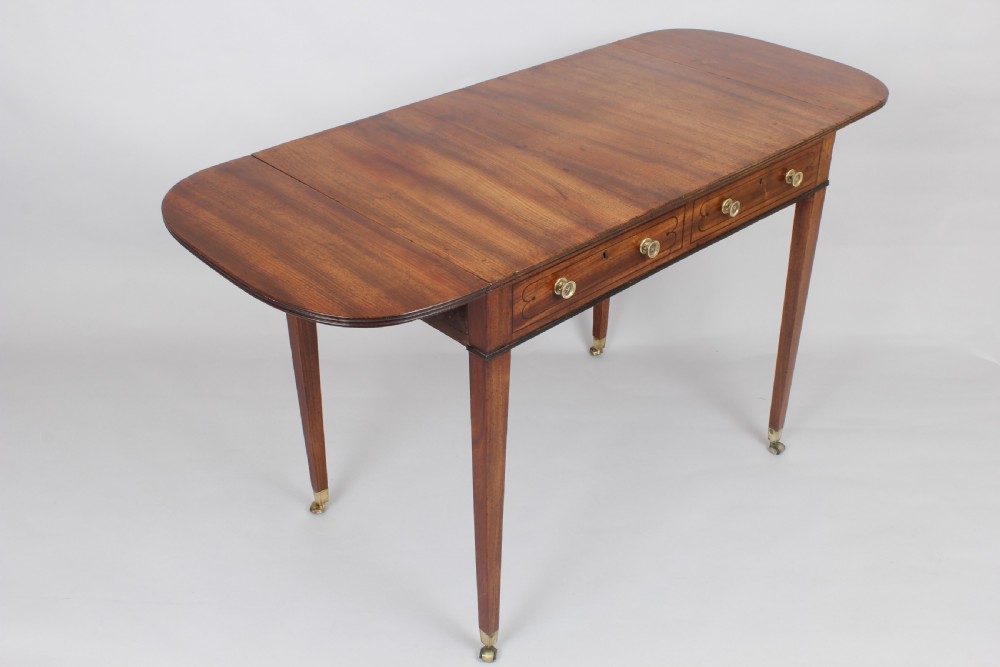 Particularly fine quality George III period mahogany sofa table View II
